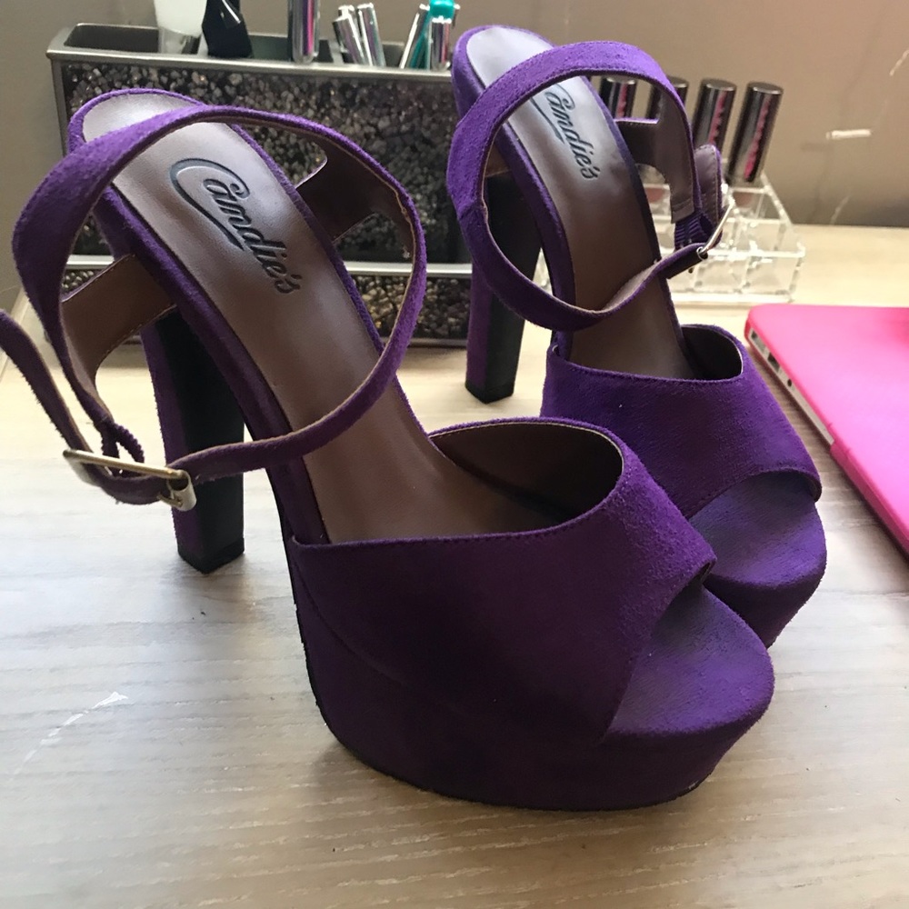 purple heels